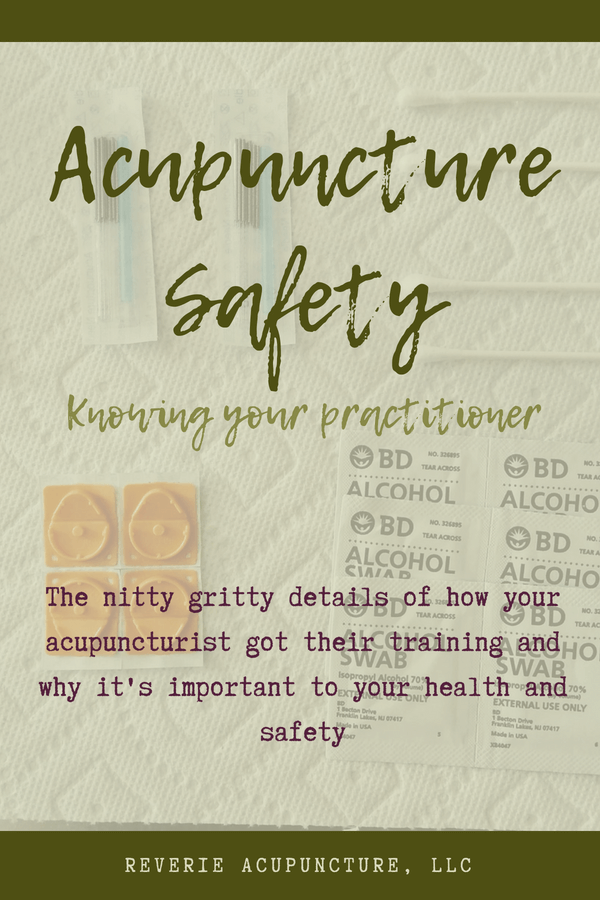Is your acupuncture provider using the appropriate acupuncture safety techniques? Check out this new blog post for the inside scoop on acupuncture safety.