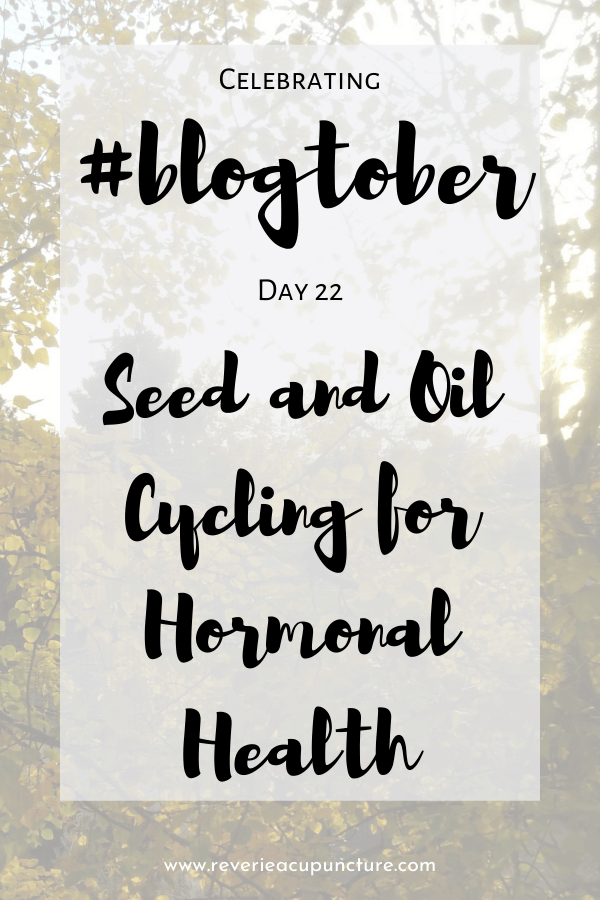 Seed cycling and oil cycling are kind of like vaginal steaming – it’s on the fringe of accepted reproductive science with no peer-reviewed studies to support the process. But the people who love it love it for a reason. It worked for them.