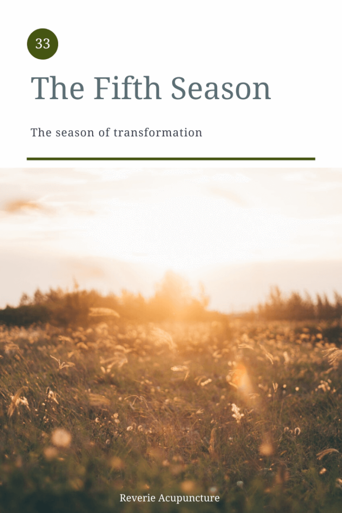 “The fifth season?” Yes, there’s a fifth season. In Chinese Medicine there are 5 “phases” or elements and each element creates a category of things that correlate with it – tastes, diseases, smells, emotions and seasons. But there is some misunderstanding about what the fifth season actually is and to clear up that understanding we have to look back to the classics. Featured photo and cover image by Jackson Jorvan from Pexels
