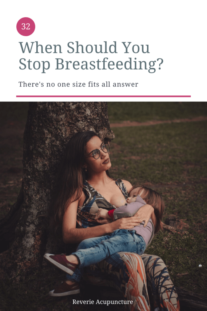 When it comes down to it, boobs really only have one purpose: breastfeeding. That purpose is not (as was once told to me by my favorite five-year old) “to look like we have boobs.” No. It’s to feed babies, for as long as we are willing and able. Breastfeeding is great for both parents and kids. For moms, 2 years of breastfeeding throughout her life is linked to significant decreases in rates of breast cancer. The CDC also reports that breastfeeding reduces the rates of heart disease, Type 2 diabetes and ovarian cancer in women. More often we talk about the benefits to our babies. Breastfeeding children significantly reduces the rates of Sudden Infant Death Syndrome (SIDS), lowers the rates of colds, flus and ear infections, lowers the risk of asthma, obesity and Type 2 diabetes. Breast milk is an amazing substance. So when is it safe to stop breastfeeding? What is the best cut off for mom and baby? The answer is more complicated than you may think. Cover photo and featured image by willsantt from Pexels